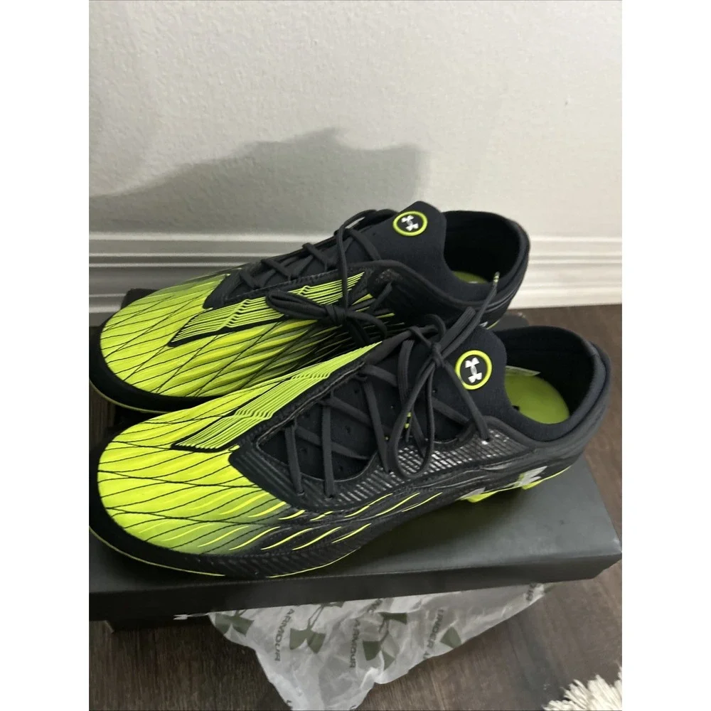 UNDER ARMOUR Magnetico‎ Elite 4 FG 3027700 001 Black Anthracite Men Soccer 11.5 - Picture 2 of 7